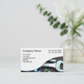 Mechanische Themenkarten Visitenkarte (Stehend Vorderseite)