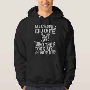 Mechanische Typ Mechanik DIY Handyman Garage Rep Hoodie