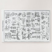 Mechanische und physikalische Geräte ~ Cyclopaedia Puzzle (Horizontal)