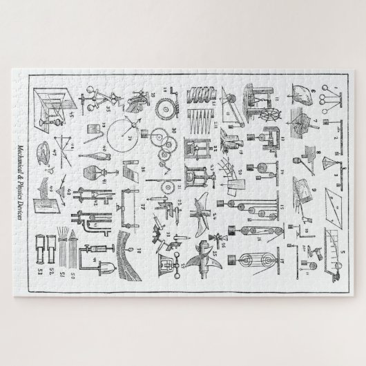 Mechanische und physikalische Geräte ~ Cyclopaedia Puzzle (Horizontal)