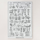 Mechanische und physikalische Geräte ~ Cyclopaedia Puzzle (Vertikal)