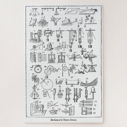 Mechanische und physikalische Geräte ~ Cyclopaedia Puzzle (Vertikal)