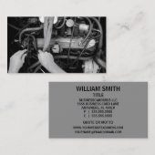 Mechanische Visitenkarte (Vorne/Hinten)