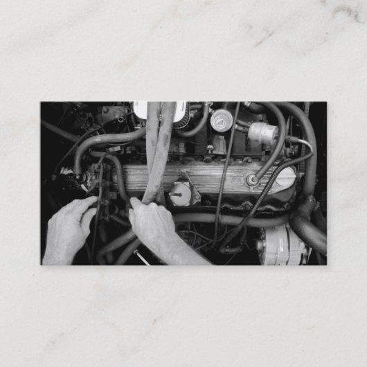 Mechanische Visitenkarte (Vorderseite)