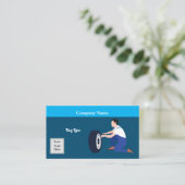 Mechanische Visitenkarte (Stehend Vorderseite)