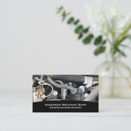 Mechanische Visitenkarte (Stehend Vorderseite)