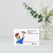 Mechanische Visitenkarten - Machen Sie sie zu sich Visitenkarte (Stehend Vorderseite)