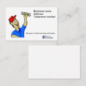 Mechanische Visitenkarten - Machen Sie sie zu sich Visitenkarte (Vorne/Hinten)