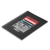 Mechanische Warnung Notizblock (Linke Seite)