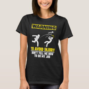 Mechanische Warnung sagt mir nicht, wie ich meine  T-Shirt