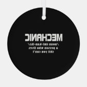 Mechanische Weihnachten Ornament Aus Glas (Rückseite)