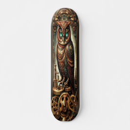 "Mechanische Weisheit: Viktorianisches Steampunkou Skateboard