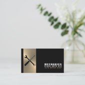 Mechanische Werkzeuge, Auto Mechanik und Reparatur Visitenkarte (Stehend Vorderseite)