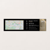 Mechanische Werkzeuge, Auto Mechanik und Reparatur Visitenkarten (Innenseite Aufgefaltet)