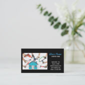 Mechanische Werkzeuge Handyman Carpentry Construct Visitenkarte (Stehend Vorderseite)