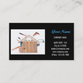 Mechanische Werkzeuge Handyman Carpentry Construct Visitenkarte (Vorderseite)