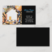 Mechanische Werkzeuge Handyman Carpentry Construct Visitenkarte (Vorne/Hinten)