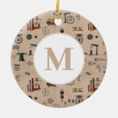 Mechanische wissenschaftliche Monographie Keramik Ornament (Hinten)