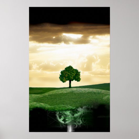 mechanische Wurzel Poster (Vorne)