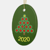 Mechanische Zahnradweide Keramik Ornament (Links)