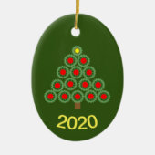 Mechanische Zahnradweide Keramik Ornament (Vorne)