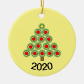 Mechanische Zahnradweide Keramik Ornament (Vorne)