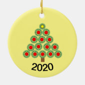 Mechanische Zahnradweide Keramik Ornament (Hinten)