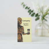 Mechanische Zeit Visitenkarte (Stehend Vorderseite)