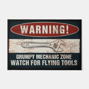 Mechanische Zone matt, zum Beobachten von Flugzeug Fußmatte