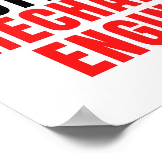 MECHANISCHER ANTRIEB POSTER (Ecke)