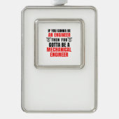 MECHANISCHER ANTRIEB Rahmen-Ornament SILBER (Vorderseite)