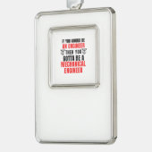 MECHANISCHER ANTRIEB Rahmen-Ornament SILBER (Links)