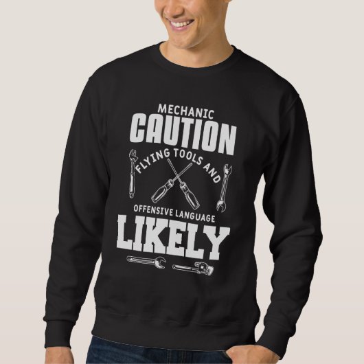 Mechanischer Auto für Männer Sweatshirt (Vorderseite)