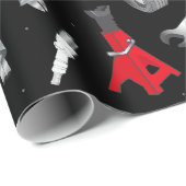 Mechanischer Auto-Reparaturbetrieb Geschenkpapier (Rolleneckpunkt)