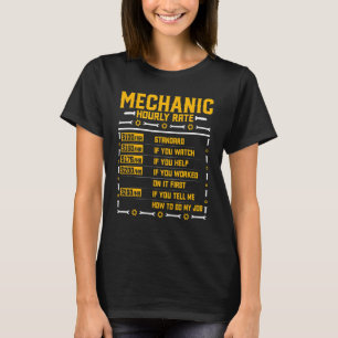 Mechanischer Auto-Stundenzahlautomat T-Shirt