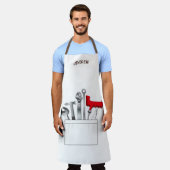 Mechanischer Auto Technischer Fahrzeugreparateur S Schürze (Getragen)