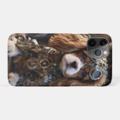 Mechanischer Cavalier Spaniel Puppy Steampunk, Case-Mate iPhone Hülle (Rückseite (Horizontal))