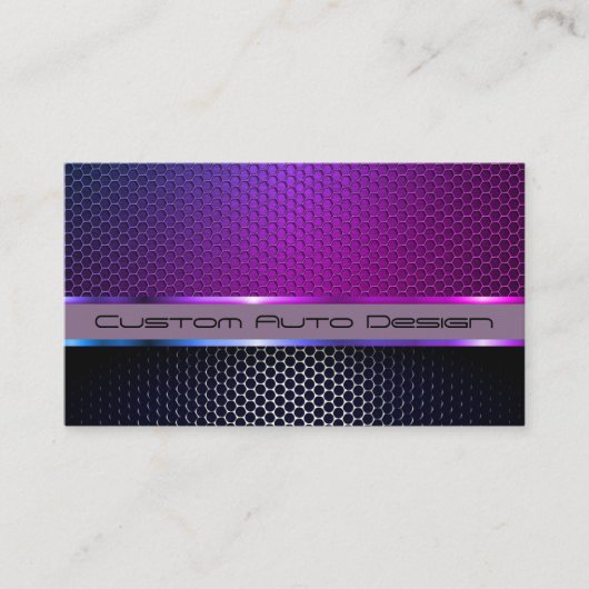 Mechanischer Dienst für das Design von Auto aus Ko Visitenkarte (Vorderseite)