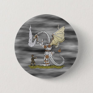 Mechanischer Drache Button