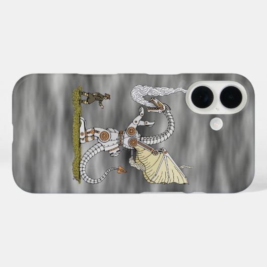 Mechanischer Drache Case-Mate iPhone Hülle (Rückseite (Horizontal))