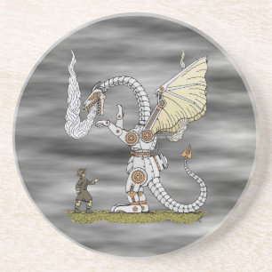 Mechanischer Drache Getränkeuntersetzer