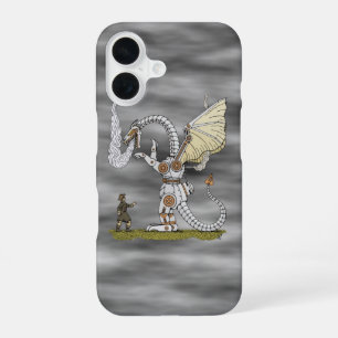 Mechanischer Drache iPhone 16 Hülle
