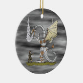 Mechanischer Drache Keramik Ornament (Rechts)