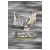 Mechanischer Drache Klemmbrett (Rückseite)