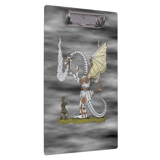 Mechanischer Drache Klemmbrett (Rechts)