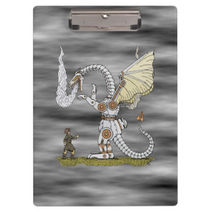 Mechanischer Drache Klemmbrett