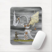 Mechanischer Drache Mousepad (Mit Mouse)