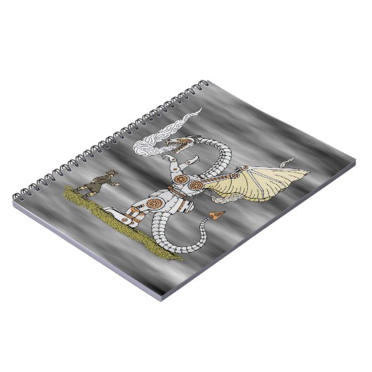 Mechanischer Drache Notizblock (Linke Seite)