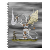 Mechanischer Drache Notizblock (Vorderseite)