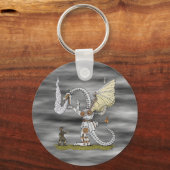 Mechanischer Drache Schlüsselanhänger (Rückseite)